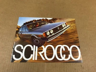 Folleto de vendedor concesionario Volkswagen Scirocco 1976 vintage Foto 1 de 4