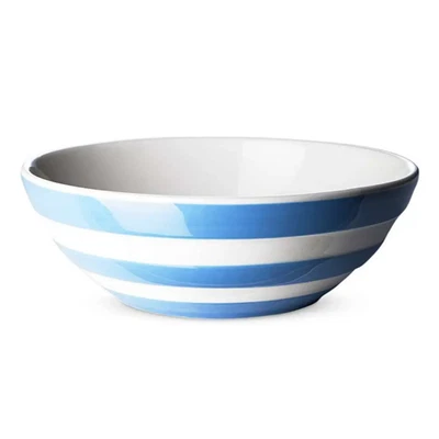 Breakfast Bowl: 17cm Cornishware Blue Cereal Bowl, Ceramic