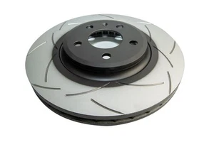 DBA Front Brake Discs Street Series T2 Slotted Pair For Audi A4 Allroad 2009-11 - Picture 1 of 8