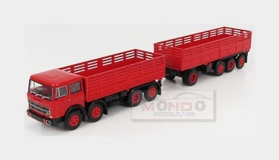 1:87 BREKINA PLAST Fiat 691 Truck Millepiedi 4-Assi 1961 Red BRE58530 - Immagine 1 di 2