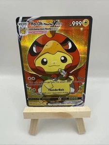 Pokémon Non-TCG Ho-Oh Pikachu VCOS High Quality Holo Fan Art - Picture 1 of 2