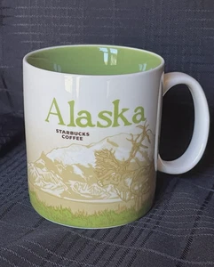 Starbucks 2009 ALASKA Global Icon Collector Series Coffee Mug 16 oz. - Picture 1 of 8