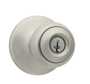 Kwikset Manopola Polo, Ingresso con Chiave - SmartKey in Nichel Satinato, 400P 15 SMT - Foto 1 di 1