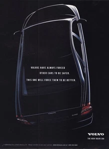 1998 Volvo: Always Forced Other Cars Vintage Print Ad - Picture 1 of 1