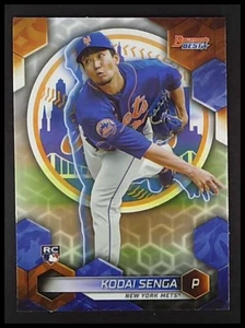 2023 Bowman's Best Kodai Senga Wave Refractor #50 RC Mets - Picture 1 of 10