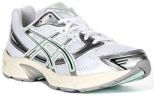 Asics GEL Refresh Iconic Gel Cushion Womens Trainer In White Green UK 3 - 8 - Picture 1 of 6