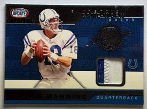 Peyton Manning 2002 Pacific Relic Mem Juego Usado Parche #d/180 Indianapolis Colts - Imagen 1 de 6