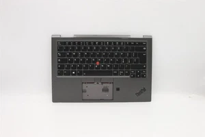 Lenovo Yoga X1 4th Keyboard Palmrest Top Cover German Grey 5M10V24928 - Picture 1 of 4