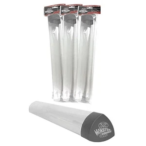 Monster Protectors Prism Silver Spielmatte Aufbewahrungsröhre klar mit silberner Kappe - Bild 1 von 1