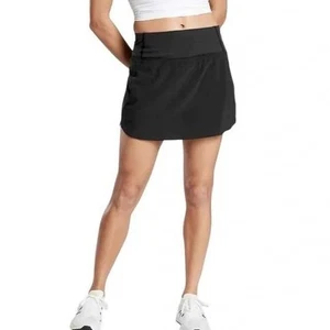 Pantalón corto Athleta Run With It 16" tiro alto negro para mujer 2X bolsillos incorporados - Imagen 1 de 9