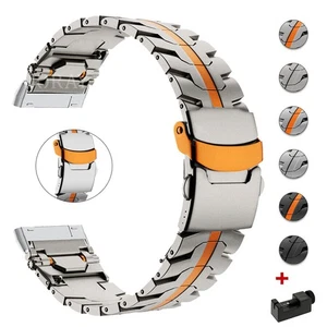 DE Für Fitbit Versa 4 3 | Fitbit Sense 2 1 Luxus Edelstahl Metall Armband Ersatz - Bild 1 von 23