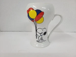 Vintage Peanuts Snoopy und Woodstock mit Luftballons Becher - Bild 1 von 4