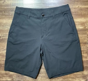 Lululemon Commission Shorts Men’s 28 Slim Black Warpstream 9 Preppy Stretch - Picture 1 of 7