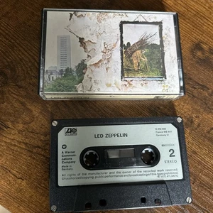 Led Zeppelin LED ZEPPELIN IV  Cassette tape **PAPER LABELS Exc CONDITION tested - Picture 1 of 6