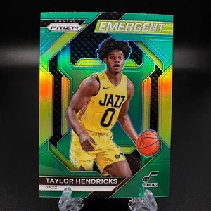 2023-24 Panini Prizm Taylor Hendricks Green Prizm Emergent #30 Utah Jazz - Picture 1 of 2