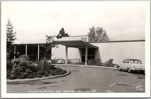 SEATTLE Washington Photo RPPC Postcard "MUSEUM OF HISTORY & INDUSTRY" Ellis 1146 - Picture 1 of 2