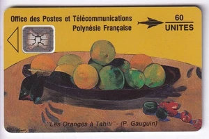 POLYNESIE TELECARTE / PHONECARD .. 60U PF5Ac SC4 GAUGUIN 10/91 IMP32102 TBE C40€ - Picture 1 of 2