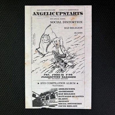 D.O.A. / M.D.C. / 2 SHOWS @ The Whiskey A-Go-Go / Gary Panter? OG Punk Flyer ’82 Foto 1 de 2