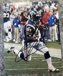 LaDainian Tomlinson autografo firmato foto 8x10 caricabatterie San Diego *VEDI FOTO* - Foto 1 di 4