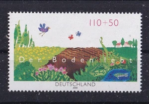 ALEMANIA BRD Mi 2116 ** Motivo protección del medio ambiente aves flores peces mariposas - Imagen 1 de 1
