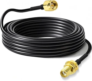 Cavo Prolunga SMA 5M Adattatore Maschio a Femmina - Cavo Coassiale RG174 per Ant - Foto 1 di 12