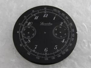 Leonidas Chronograph Re-finished Dial (Watch-face) for Vintage Swiss Men's Watch - Picture 1 of 7