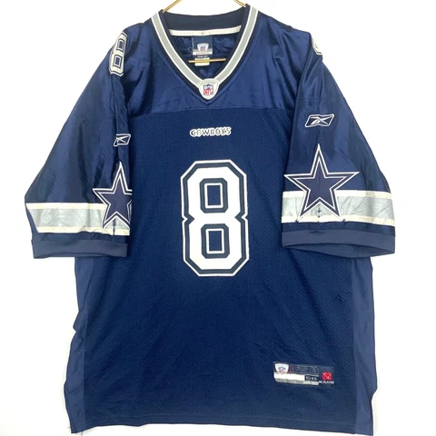 Vintage Dallas Cowboys Troy Aikman Reebok Jersey Size 58 Blue Nfl Cover