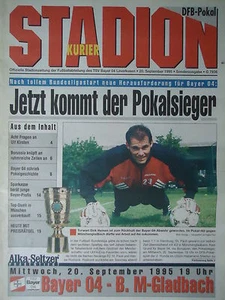 Programm DFB Pokal 1995/96 Bayer 04 Leverkusen - Mönchengladbach - Picture 1 of 1