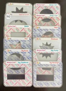 Choice Sizzix Sizzlit ~ CLEARLIT ~ U Pick Lot Window Die Cut Cuttlebug Sizzlit - Picture 1 of 18
