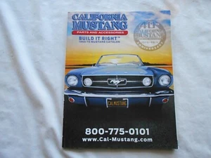 2016 CALIFORNIA MUSTANG PARTS AND ACCESSORIES CATALOG-(1965-73) - Imagen 1 de 4