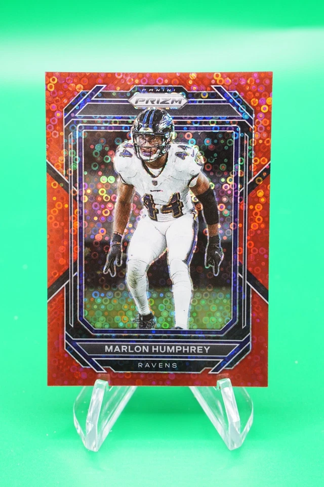 2022 Prizm Base Prizm No Huddle Red  SP/50 #24 Marlon Humphrey G7U - Image 1 of 2