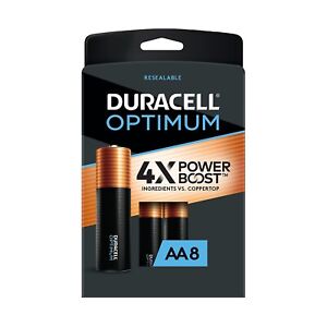 Duracell Optimum Alkaline Batteries 1.5V AA 24394662