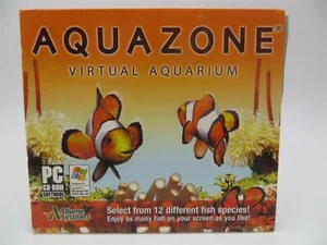 Aquazone - Virtual Aquarium - Screensaver Software - Windows 98/ME/2000/XP - NEW - Picture 1 of 2