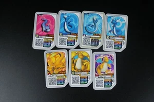 SET OF 7 Dratini,Dragonair,Dragonite Pokemon Ga-ole Arcade Disks Japan - Picture 1 of 5