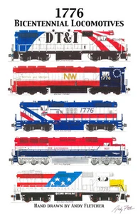 Póster de Locomotoras del Bicentenario #1 11""x17"" Póster firmado por Andy Fletcher - Imagen 1 de 1