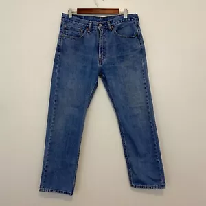 Levis 505 Regular Straight Leg Jeans 34x30 Medium Wash - Picture 1 of 7