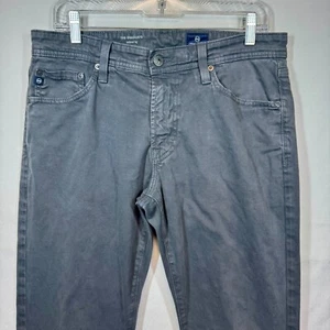 Pantaloni AG Adriano Goldschmied laureati su misura gamba grigio street vestibilità moderna 32x32 - Foto 1 di 10