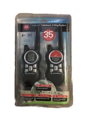 Motorola MR350R 35-Mile Range 22-Channel FRS/GMRS Two-Way Radio (Pair) - Image 1 of 2