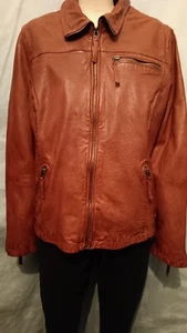 Damen Lederjacke Neue Gr-44-46:sieht Beschreibung:149€ Jetz 75 Euro - Bild 1 von 8