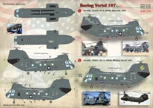 Print Scale PS-72153 1/72 Boeing Vertol 107 - Picture 1 of 4