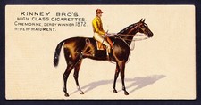 Kinney Bros FAMOUS RUNNING HORSES (ENGLISH) 1889 *Pick Your Card*