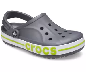 Crocs Men's and Women's Shoes - Bayaband Chevron Clogs Slate Gray US M5/W7 - Picture 1 of 9