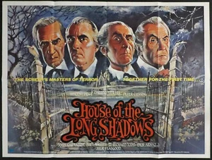 Haus der langen Schatten ORIGINAL Quad Filmplakat Vincent Price Peter Cushing - Bild 1 von 5