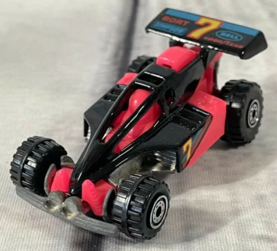 1991 Hot Wheels GoodYear F1 Race Car Bell #7 Bort Simpson Diecast Car Toy - Image 1 of 4