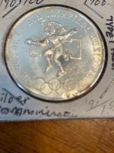 MESSICO 25 PESOS 1968 - AU - FORMATO GRANDE - Moneta Argento Prima Data - - Foto 1 di 4