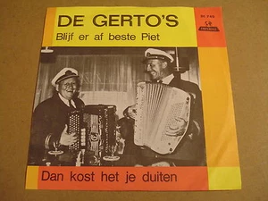 ACCORDEON 45T SINGLE IMPERIAL / DE GERTO'S - BLIJF ER AF BESTE PIET - Picture 1 of 1