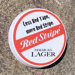 RED STRIPE Light up LED bar wall sign logo Pub Beer Lager ale man cave garage - Picture 1 of 24