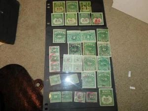 WINE STAMPS, ALL USED SOME DUPLICATION ( A COUPLE OF FAULTS) - Picture 1 of 1