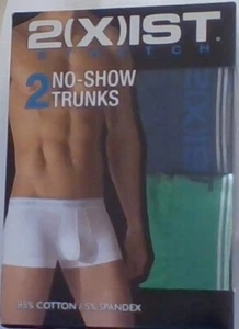 2(X)IST STRETCH 2 NO SHOW TRUNKS - Picture 1 of 4