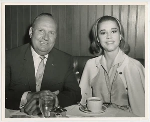 Gene Autry & Jane Fonda, Sala della Roulette Rossa, ottima foto, 19754 - Foto 1 di 2